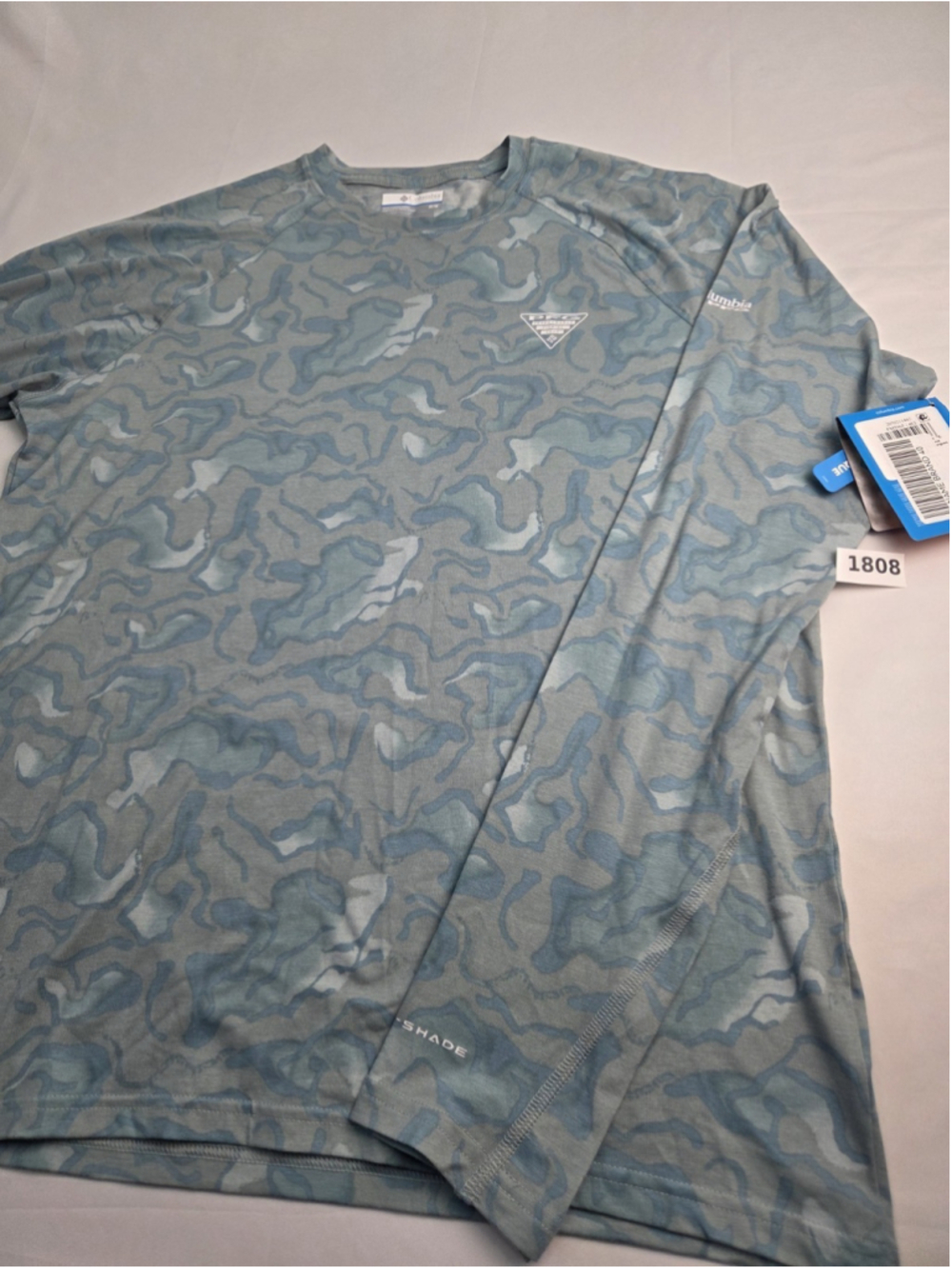 Columbia PFG Omni-Shade Men’s Medium Camo Long Sleeve Fishing Shirt NWT #1808
